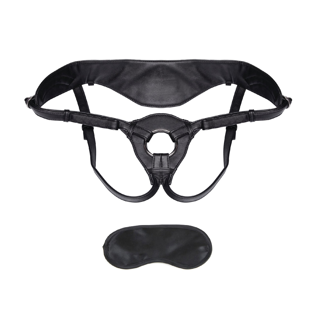 Lux Fetish | Leather Strap-On Harness : Black [brand:lux-fetish/img-01.jpg]