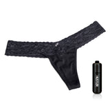 Hustler | Vibrating Panties with Bullet| S/M : Black [brand:hustler/img-01.jpg]