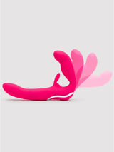 Lovehoney Happy Rabbit | Strapless Strap On Rabbit Vibe : Pink [brand:lovehoney-happy-rabbit/img-03.jpg]