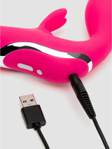 Lovehoney Happy Rabbit | Strapless Strap On Rabbit Vibe : Pink [brand:lovehoney-happy-rabbit/img-04.jpg]