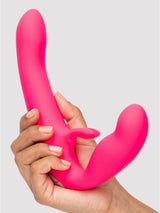 Lovehoney Happy Rabbit | Strapless Strap On Rabbit Vibe : Pink [brand:lovehoney-happy-rabbit/img-05.jpg]