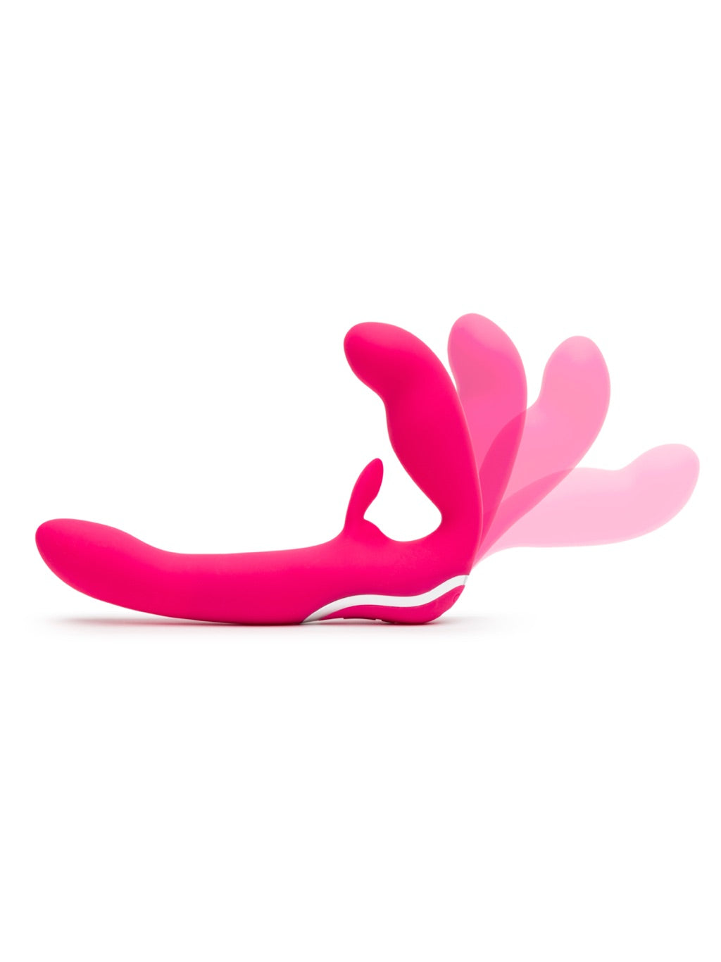 Lovehoney Happy Rabbit | Strapless Strap On Rabbit Vibe : Pink