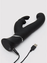 Lovehoney Happy Rabbit | G-Spot Stroking Vibrator : Black [brand:lovehoney-happy-rabbit/img-04.jpg]