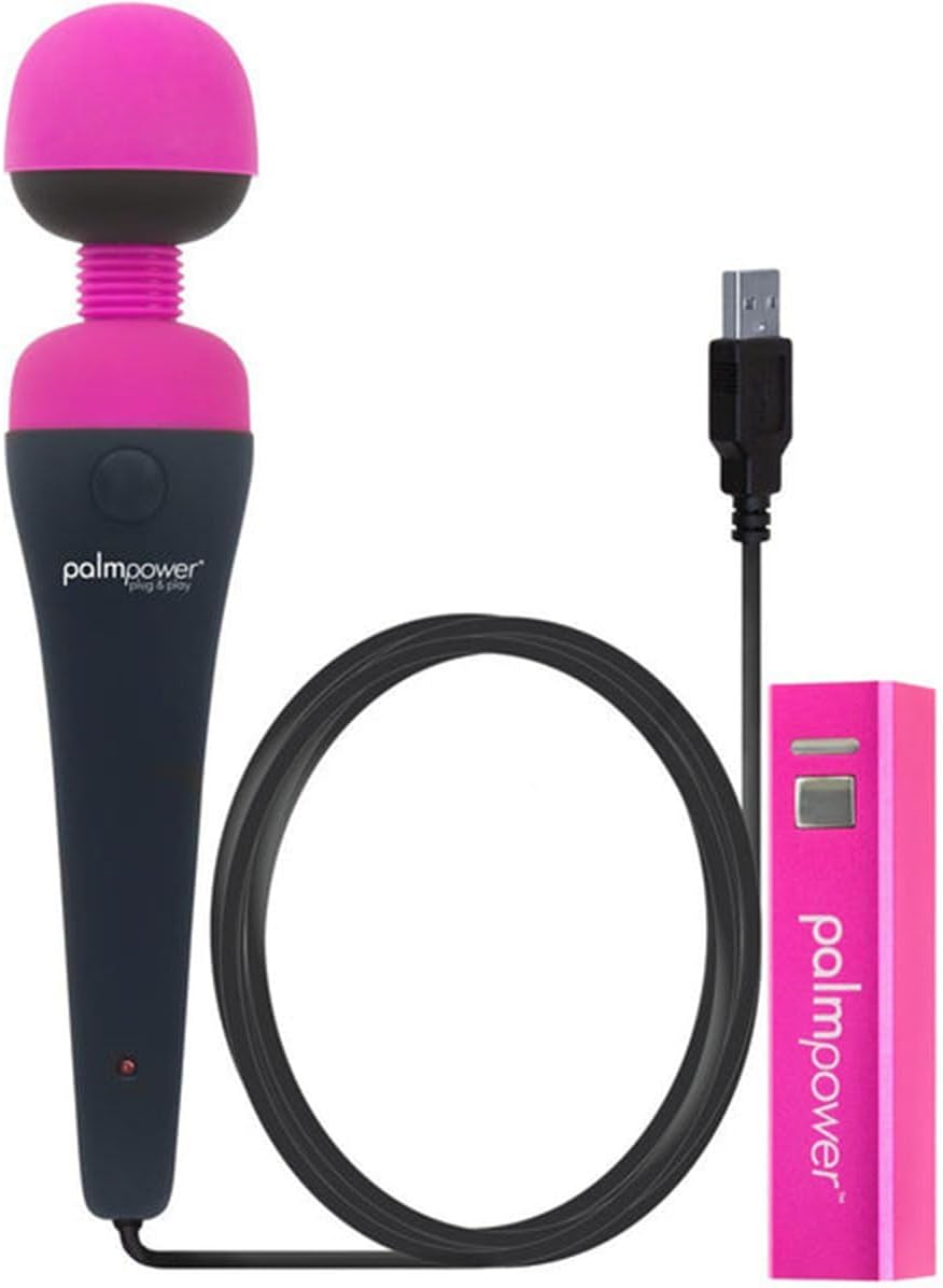 Swan | Palmpower Plug and Play USB Wand : Pink