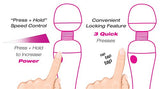 Swan | Palm Power Rechargeable Massager : Fuchsia [brand:swan/img-06.jpg]