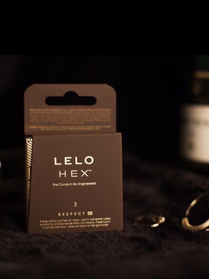 Lelo Hex Condoms Respect XL 3  Pack