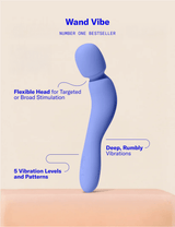 Dame | Com Wand Massager : Periwinkle [brand:dame/img-08.png]