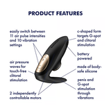 Satisfyer | Pro 4 Couples Battery Series : Black