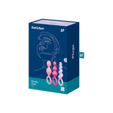Satisfyer | Booty Call : Mixed Colours [brand:satisfyer/satisfyer-booty-call-anal-plug-colored-package.png]