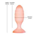 Softies | Dual Layer Anal Plug : Orange